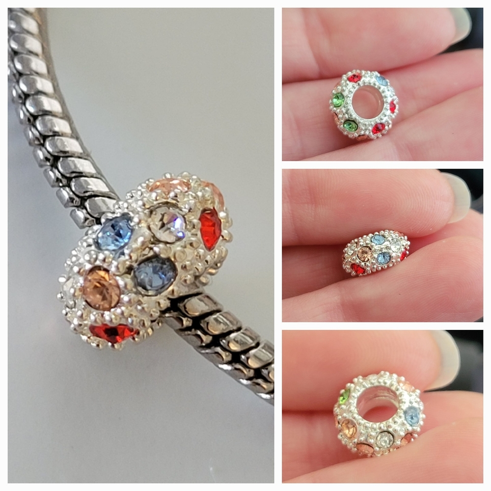 Zales Multi-Color Crystal Charm | Pandora-Style Sparkling Charm